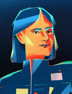 Portrait of Juliet Harper, ISS lead field scientist